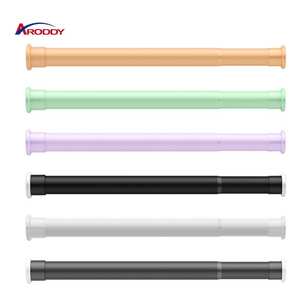 YIJIALE Barres <span class=keywords><strong>de</strong></span> <span class=keywords><strong>rideau</strong></span> en métal Tige <span class=keywords><strong>de</strong></span> tension <span class=keywords><strong>de</strong></span> <span class=keywords><strong>douche</strong></span> rétractable Tringle à <span class=keywords><strong>rideau</strong></span> <span class=keywords><strong>extensible</strong></span> - Product Image 4