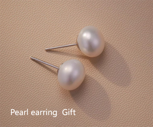 สร้อยคอไข่มุกน้ำจืดเงินแท้ 925 ขนาด 6-7 มม. ไข่มุกทรงกลมมันวาวสูงสำหรับผู้หญิงผู้ชาย ขายส่ง - Product Image 5