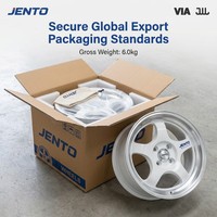 Jantes en alliage Flow Forming 14x6J 4x100 Gunmetal Multi-branches pour Honda Civic Fit Mazda Miata NA Tuning Nouveau