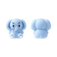 Perles en silicone 3D en forme d'animaux, de qualité alimentaire, pour la dentition, pour porte-clés, bijoux, perles lâches de forme irrégulière, motif floral, écologiques