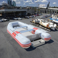 Usine Chinoise Vente Chaude Bateau Ventre Simple en PVC Gonflable Écologique Pliable 170 Léger Yacht Sportif pour Pêche en Mer et Surf