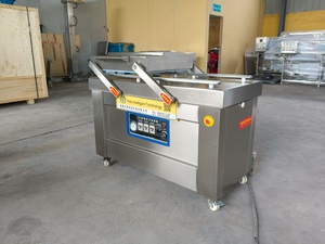 Scelleuse <span class=keywords><strong>sous</strong></span> <span class=keywords><strong>vide</strong></span> industrielle DZ-400/600/800 à double chambre pour emballage de viande alimentaire Machine à sceller <span class=keywords><strong>sous</strong></span> <span class=keywords><strong>vide</strong></span> pour fruits de mer riz saucisse steak - Product Image 4