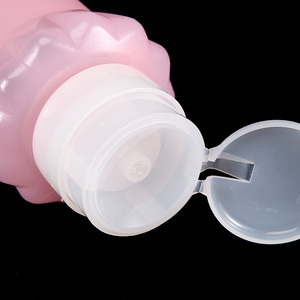 Flacon pompe en plastique couleur diamant 220 ml pour dissolvant de vernis à ongles, nettoyant à l'alcool, distributeur de liquide - Product Image 3