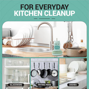 Cepillo de Limpieza Automático con Forma de Dibujo Animado, de Alta Calidad, con Mango, Accesorio de Cocina - Product Image 4