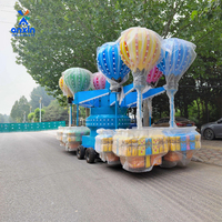 Silla Voladora Móvil Samba con Remolque, Atracción Portátil para Ferias de Diversiones, Equipamiento de Carnaval para Niños