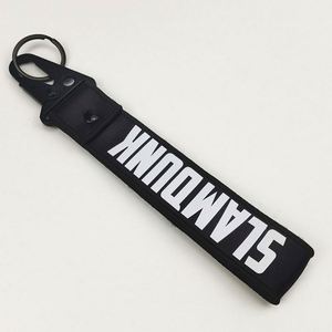 2022 Nylon Woven Keychain Clasp Webbing Buckle Hanging Carabiner Key Holder With Hook and Loop - Product Image 3