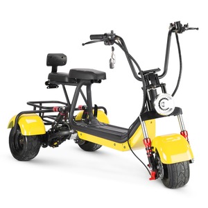 Scooter électrique Citycoco 48V 12Ah 1000W certifié CE 2025, <span class=keywords><strong>mini</strong></span>-tricycle électrique pour adultes, scooters électriques à 3 roues d'<span class=keywords><strong>occasion</strong></span> à vendre - Product Image 3