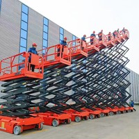 4-12m 320KG CE-Zertifizierte Vollautomatische Vertikale Hebebühne für Große Höhen, Scherenhebebühne 6m