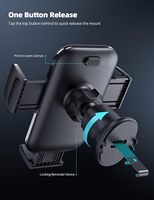 Support de téléphone de voiture YIXIN en gros pour grille d'aération, fixation large en métal, rotation 360° °   Rotation, logo personnalisé OEM, livraison rapide