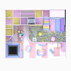 Parque Infantil Comercial Temático para Niños, Parque Infantil con Túneles y Castillo para Centro de Juegos Interior - Product Image 4