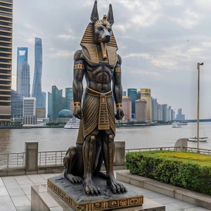 Tùy chỉnh-kích thước ngoài trời bức tượng bằng đồng Ai Cập văn hóa kim loại điêu khắc khắc Khắc Trung Quốc năm mới trang trí linh vật tùy chỉnh màu sắc - Product Image 1