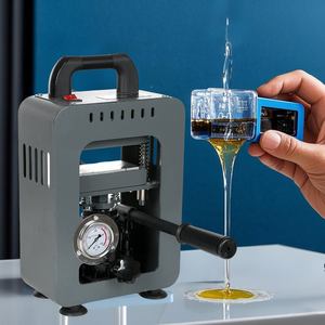 Mini 10 Ton Hoge Druk Handmatige Hydraulische Persmachine Met Dubbele Verwarmingsplaten - Product Image 1