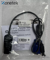 Nouvel adaptateur d'interface USB pour console KVM HPE AF628A, câble vidéo en stock