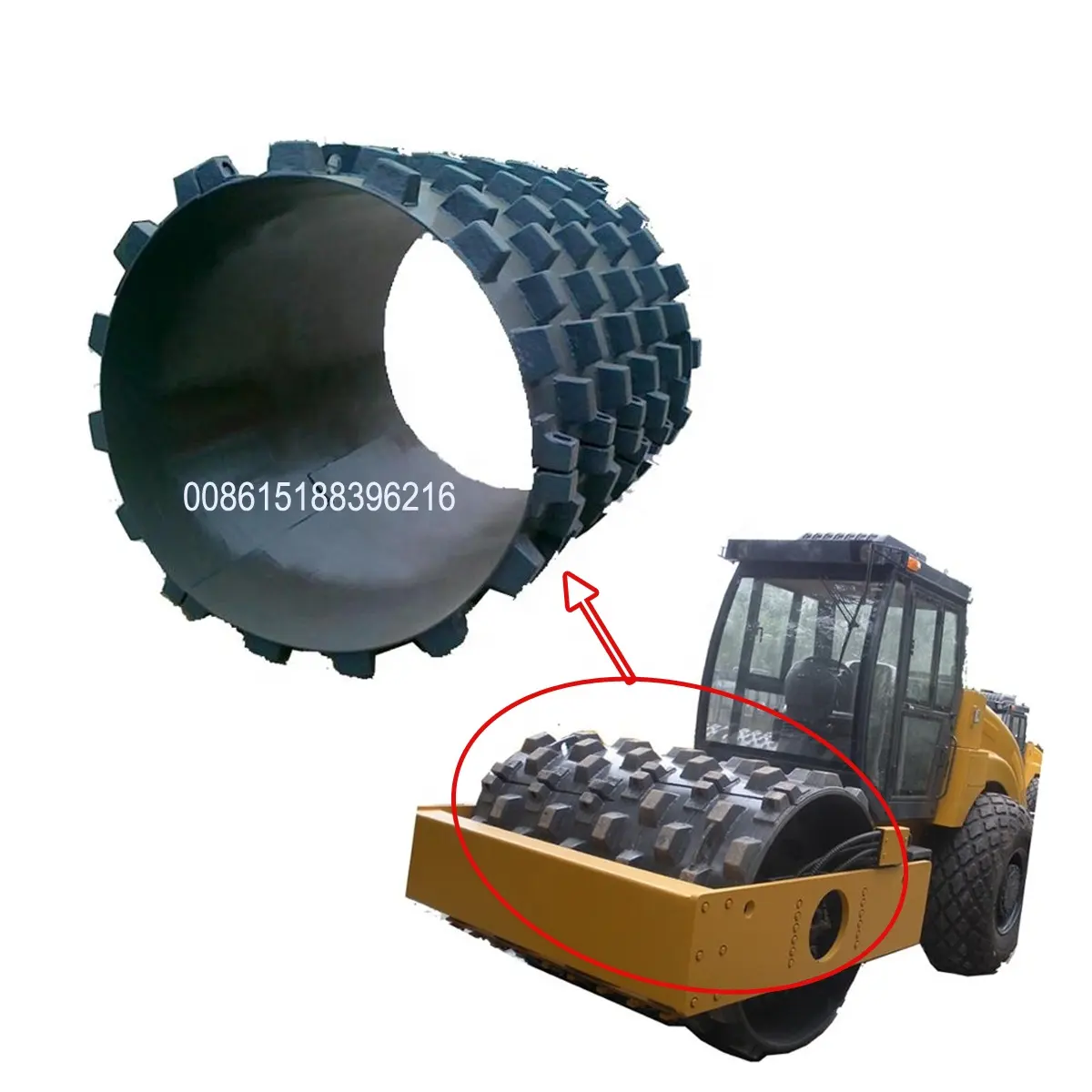 Padfoot Shell Voor Roller Pad Dump Voor Weg Roller Schapen Voet Roller