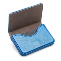 Dompet Kartu Nama Bisnis Kulit Premium dengan Logo Custom, Penutup Magnetik, Tempat Kartu Kredit, dan Tempat Kartu Nama, Cocok untuk Hadiah