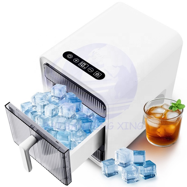 USB Powered 110V Commercial Home Mini Ice Maker All-in-One Fast Ice Cube Making Machine for Household Hotel Outdoor Use Plastic