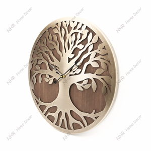 Nuovo stile legno <span class=keywords><strong>albero</strong></span> <span class=keywords><strong>della</strong></span> <span class=keywords><strong>vita</strong></span> digitale 3d classico <span class=keywords><strong>orologio</strong></span> <span class=keywords><strong>da</strong></span> <span class=keywords><strong>parete</strong></span> in legno <span class=keywords><strong>orologio</strong></span> decorazione per la casa - Product Image 2