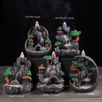 Tempat dupa Arab Resin 10*11.5cm tempat stik dupa Lavender aroma melati kerucut kayu gaharu