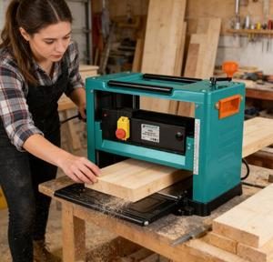 Pialla Elettrica da Banco Portatile 2000W per Falegnameria, Spessoratrice per Legno, Vendita Diretta dalla Fabbrica per Carpentieri - Product Image 3