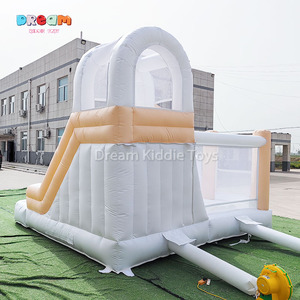 Castello Gonfiabile Arcobaleno con Scivolo e Piscina di Palline per Bambini - Product Image 3