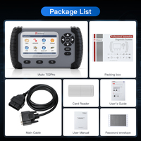 Herramientas de Diagnóstico para Automóviles VIDENT IAuto702Pro para el Sistema ABS SRS, Funciones IAuto702 Pro CAN FD, Codificación ECU, Prueba Activa, Escáner OBD2