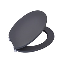 Offre Spéciale : Couvercle de siège de toilette personnalisé en MDF à fermeture douce, avec amortisseur et charnières en alliage de zinc, garantie 1 an, pour salle de bain