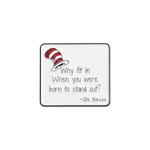 Al por mayor, Pin de metal de moda con diseño de <span class=keywords><strong>mago</strong></span> de dibujos animados, sombrero de <span class=keywords><strong>mago</strong></span> de gato y alfabeto lindo, accesorios promocionales para ropa - Product Image 6