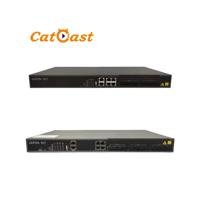 Ftth 광섬유 EPON OLT E04L 4 포트 8 폰 FTTX FTTH OLT VPN 1U 높이