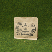 Sacs à café biodégradables avec fermeture éclair, thermoscellables, réutilisables, couleur et logo personnalisés, en matière plastique biodégradable, pour l'alimentation et le shopping