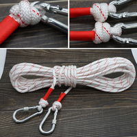 Corde de sécurité pour l'escalade et le sauvetage en polyester et nylon à double structure KA, diamètre 15 mm, longueur 12 m, durable, lavable en machine, légère