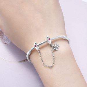 Esta cadena de seguridad con diseño único en forma de corona es adecuada tanto para hombres como para mujeres (accesorio DIY, regalo creativo) - Product Image 6