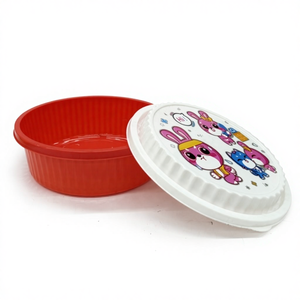 Contenitore in Plastica ZAA AK-3533 dal Design Carino con Coperchio, 1500ml, Soluzioni di Conservazione Durevoli e Portatili, Cina - Product Image 1