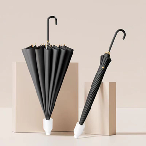 Bâton coupe-vent de haute qualité personnalisé 8 côtes <span class=keywords><strong>grand</strong></span> <span class=keywords><strong>parapluie</strong></span> long <span class=keywords><strong>parapluie</strong></span> <span class=keywords><strong>canne</strong></span> <span class=keywords><strong>parapluie</strong></span> avec manchon imperméable à l'eau - Product Image 1