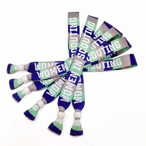 Pulseras de Tela Personalizadas con Logotipo, Económicas, para Festivales, Eventos y Promociones - Product Image 2