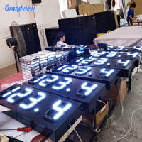 Panneau de prix LED pour les stations-service Signalisation numérique pour les stations-service