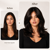 Perruque synthétique haute température pour femme, brun chocolat foncé, coupe bob dégradé avec frange latérale, résistante à la chaleur, effet naturel