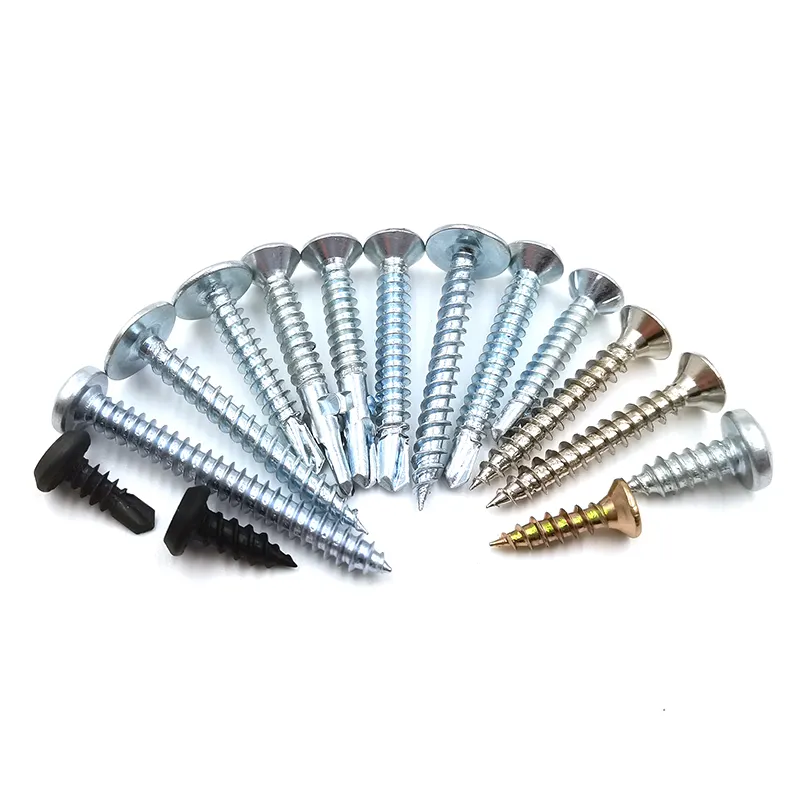 רקיק מחבת countersunk hex מכונת כביסה ראש קשה עצמי ברגים מפעל מחיר