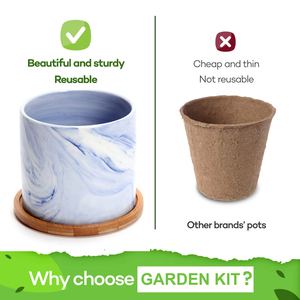 Kit <span class=keywords><strong>de</strong></span> culture <span class=keywords><strong>de</strong></span> plantes d'intérieur avec marqueurs <span class=keywords><strong>de</strong></span> plantes <span class=keywords><strong>en</strong></span> métal, cadeau d'anniversaire pour femmes, vente <span class=keywords><strong>en</strong></span> gros - Product Image 4