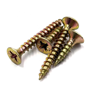 Viti per Truciolato di Alta Qualità a Prezzo di Fabbrica, <span class=keywords><strong>Testa</strong></span> CSK con Impugnatura Pozi per Pannelli MDF - Product Image 1