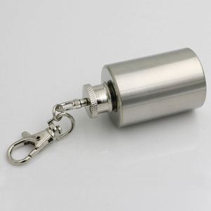 Mini-flasque isotherme ronde en acier inoxydable avec couvercle pour les voyages - Product Image 3