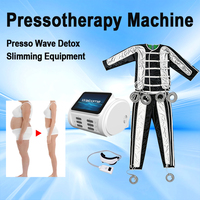 Appareil de drainage lymphatique par compression d'air pour le corps entier, équipement de pressothérapie, appareil de massage amincissant pour la physiothérapie