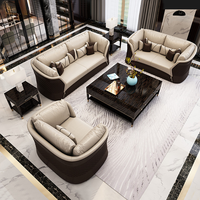 Canapé d'angle de luxe haut de gamme 1, 2 ou 3 places en cuir véritable, design moderne, pour maison, hôtel, villa