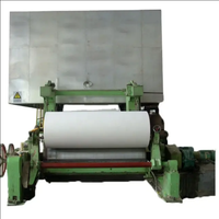 Mesin Pembuat Sedotan Kertas Stainless Steel 2400 mm Mesin Pembuat Kertas Budaya Tulis A4