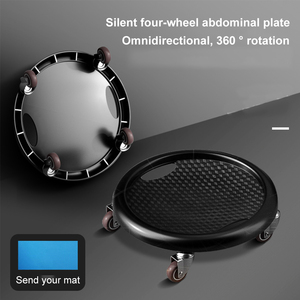 Hot Selling Multifunctional 4 Wheel <strong>Abdominal</strong> Roller Muscle <strong>Sliding</strong> Disc for <strong>Abdominal</strong> Core Strength Home Gym Fitness <strong>Machine</strong> - Product Image 5