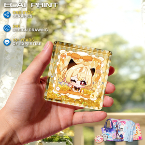Blocs acryliques personnalisés Anime avec impression UV transparente pour événements Comic Con et boutique de papeterie personnalisée - Product Image 1
