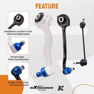 MaXpeedingrods Bras de contrôle de la <span class=keywords><strong>suspension</strong></span> 10 Pcs Grand jeu de bras pour Mercedes W203 Classe C Essieu avant L & R Embout de biellette de direction - Product Image 6