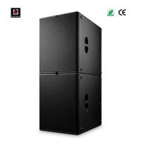 Subwoofer actif de 21 pouces, 3000W, système audio professionnel pour les événements, DSP allemand intégré, haut-parleur de scène FIR