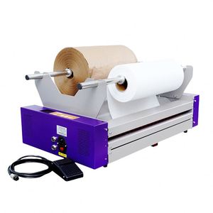 Automatic Electric Kraft <b>Roll</b> Cushion <b>Wrap</b> Making Auto Folding Processor Packaging Void Fill Honeycomb <b>Paper</b> Dispenser Machine - Product Image 1
