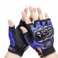 Gants de course tout-terrain pour moto et vélo électrique, demi-doigts, en maille, authentiques PRO Knight, unisexes