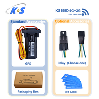 Localizador GPS KS199D 4G Resistente al Agua, Dispositivo de Seguridad Antirrobo para Tablero, Venta Caliente, Rastreo GPS para Automóvil